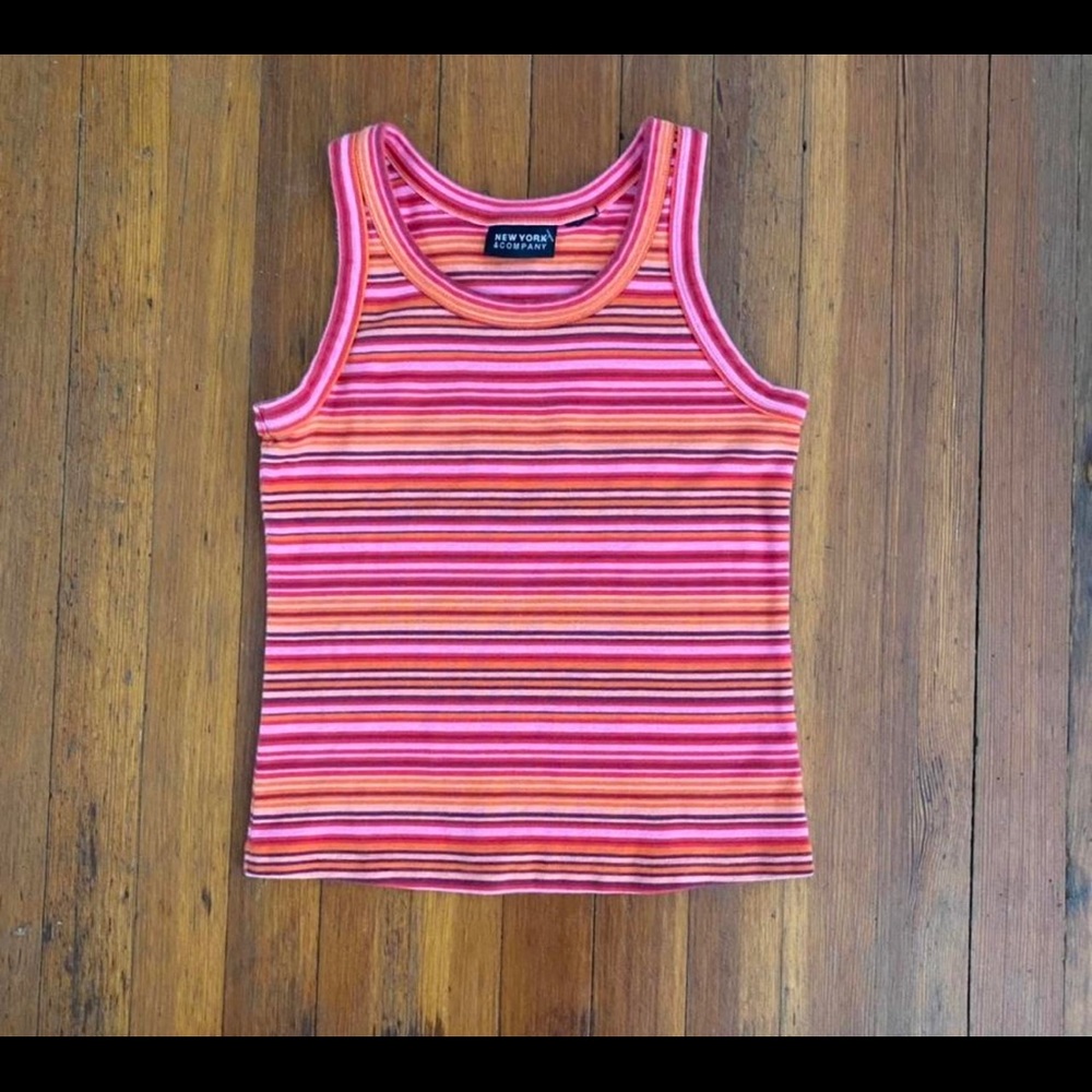 vintage striped tank top
